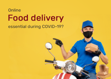Why is online food delivery essential during the COVID-19 pandemic?