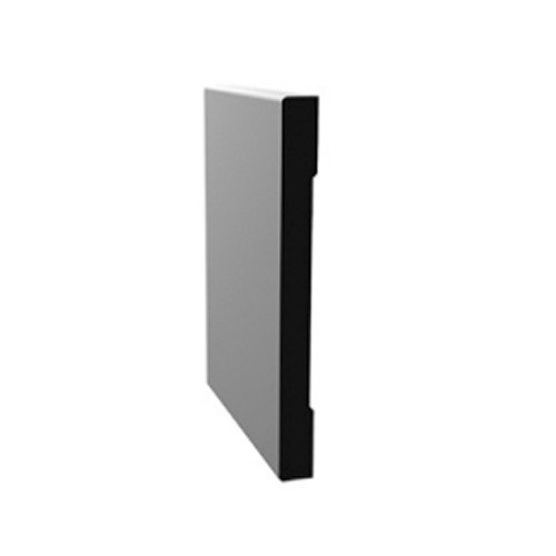 Baseboard 5 ¼” x 5/8” x 12’ mdf – eased edge