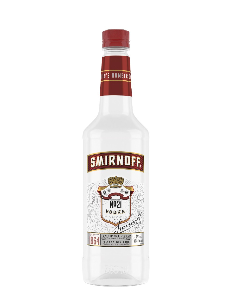 Smirnoff vodka (pet) 750 ml