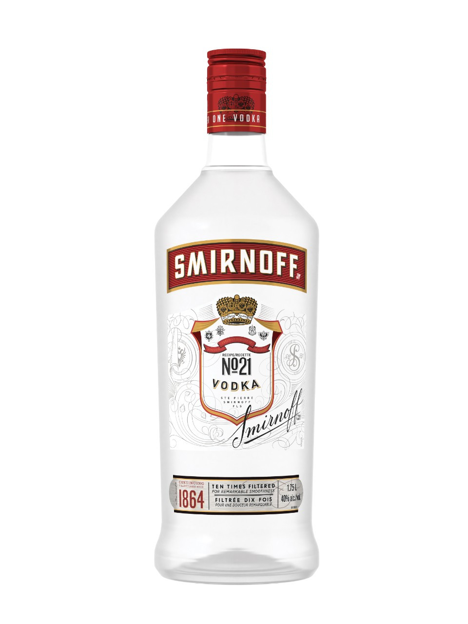 Smirnoff vodka (pet) 1750 ml