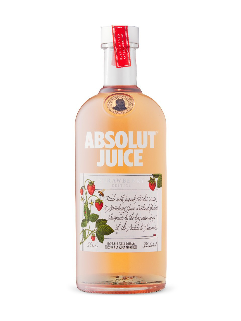 Absolut juice strawberry edition