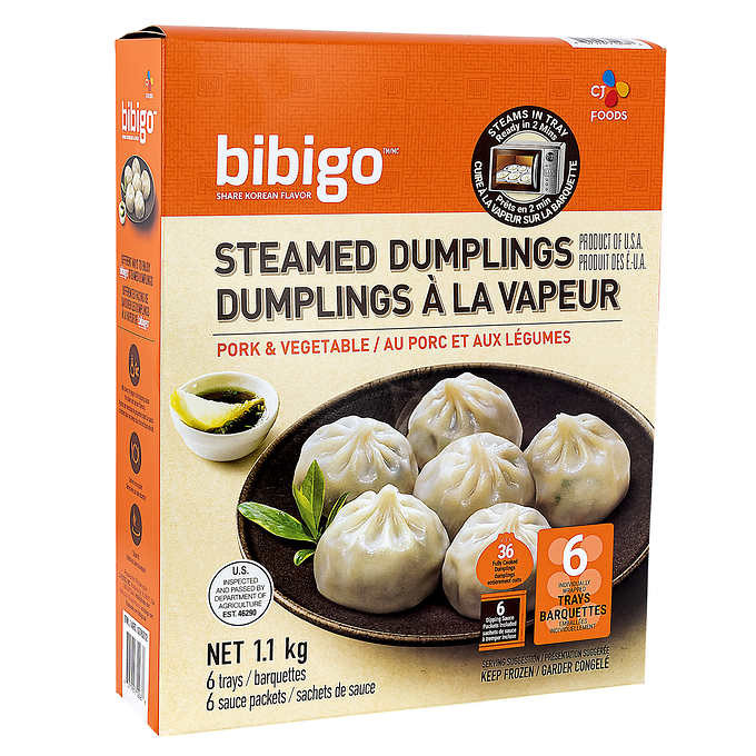 Bibigo frozen steamed dumplings 1.1 kg