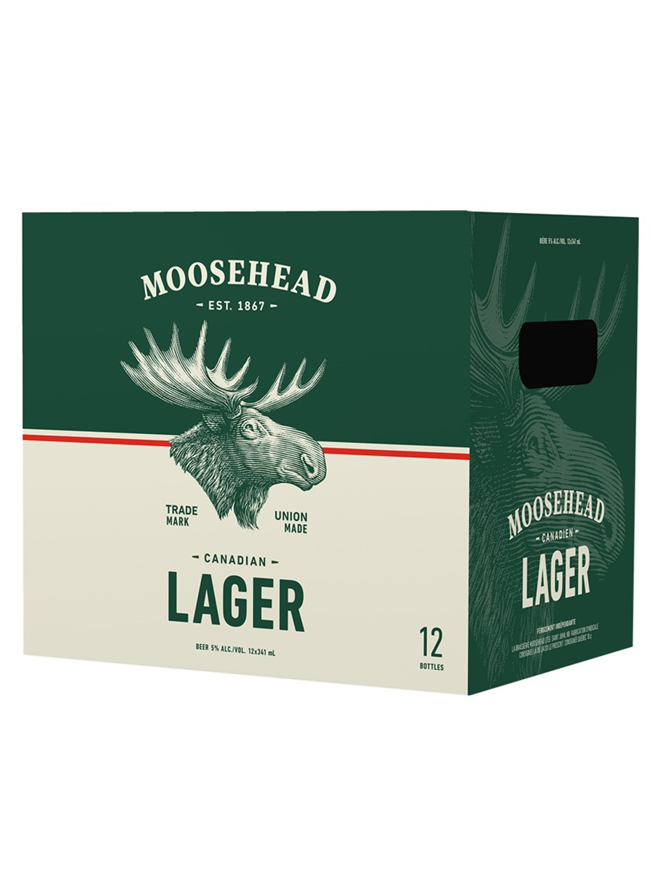 Moosehead lager  12 x 341 ml bottle 