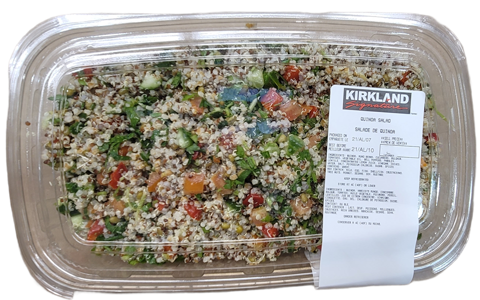 Kirkland quinoa salad 1.1 kg