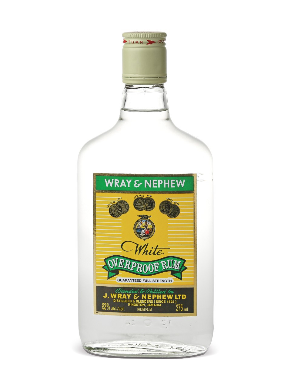Wray & nephew white overproof rum  375 ml bottle