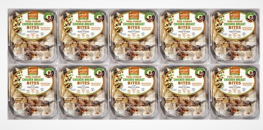 Fresh additions fully cooked chicken breast bites 10 x 100 g