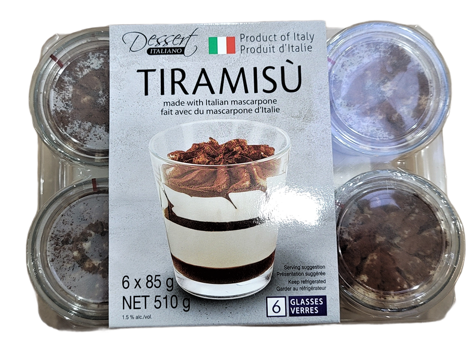 Dessert italiano tiramisu 6 - 85 g