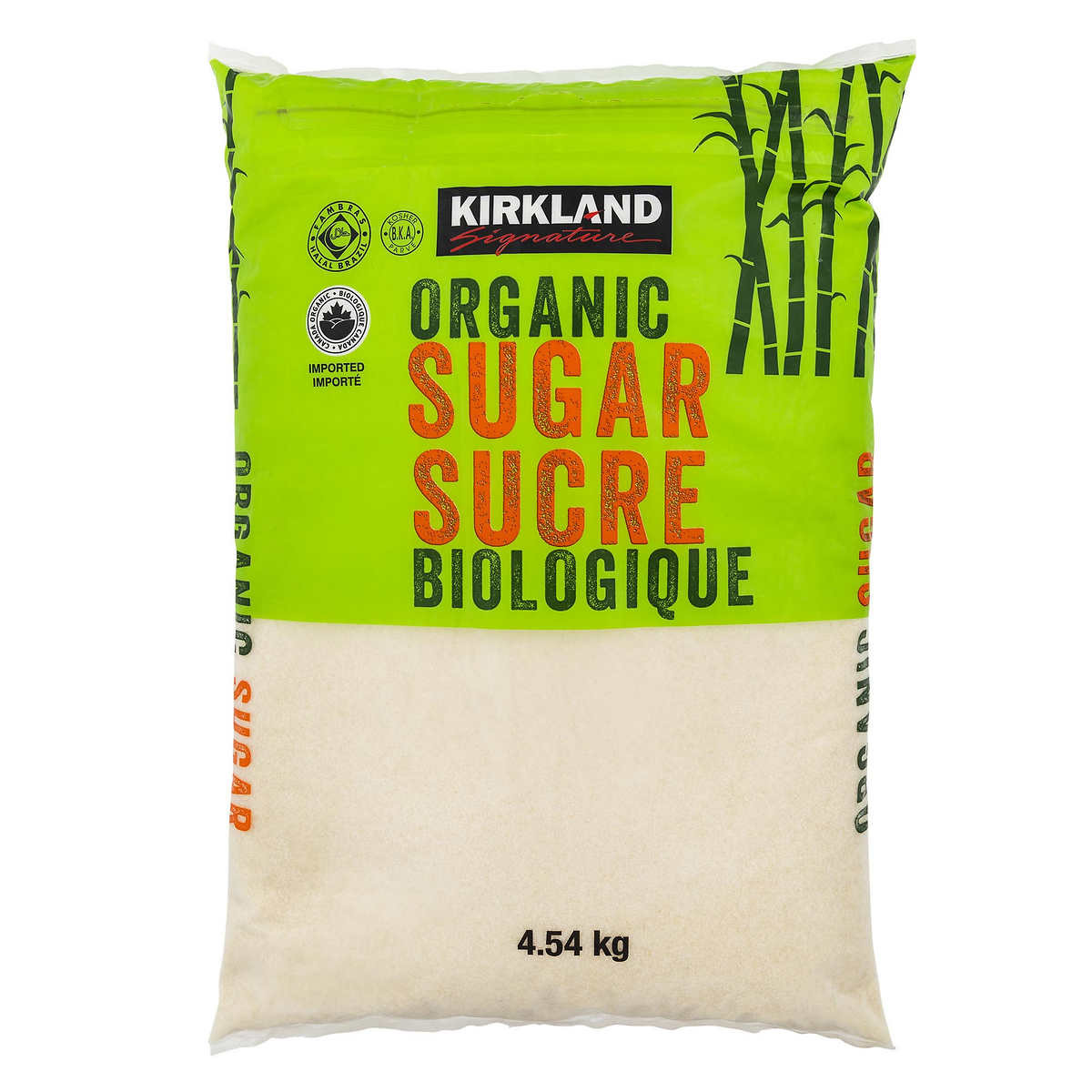 Kirkland signature organic sugar 4.54 kg