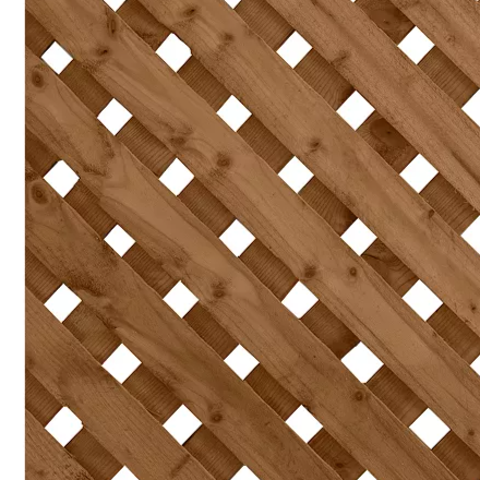 4 feet x8 feet privacy plus brown lattice panel