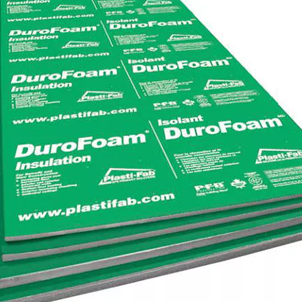 Durofoam eps rigid insulation 96inch x 48inch x 1inch