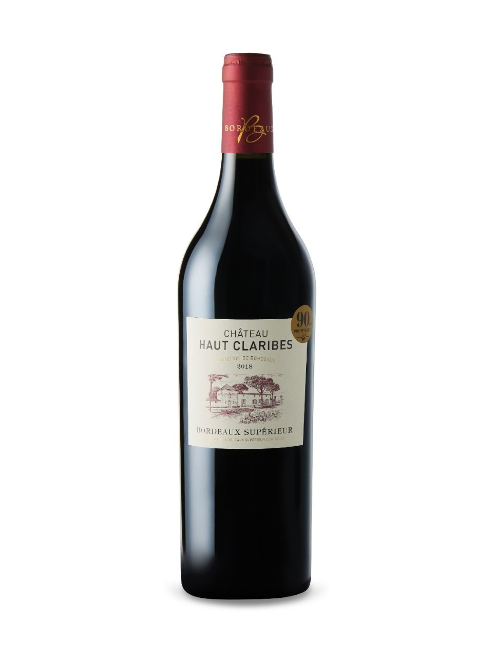 Château haut claribès 2018 merlot  750 ml bottle