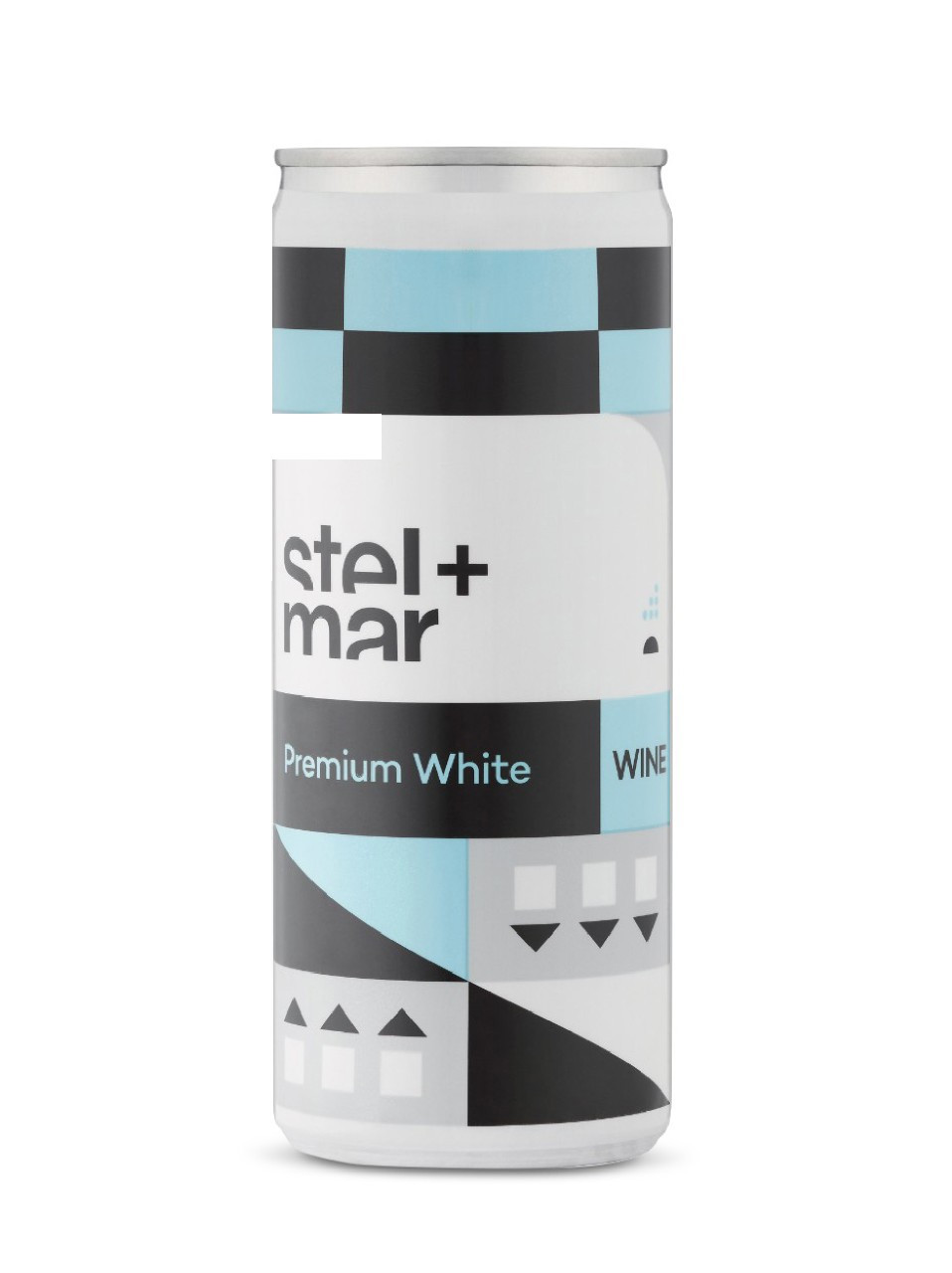 Stel + mar premium white wine chardonnay  250 ml can