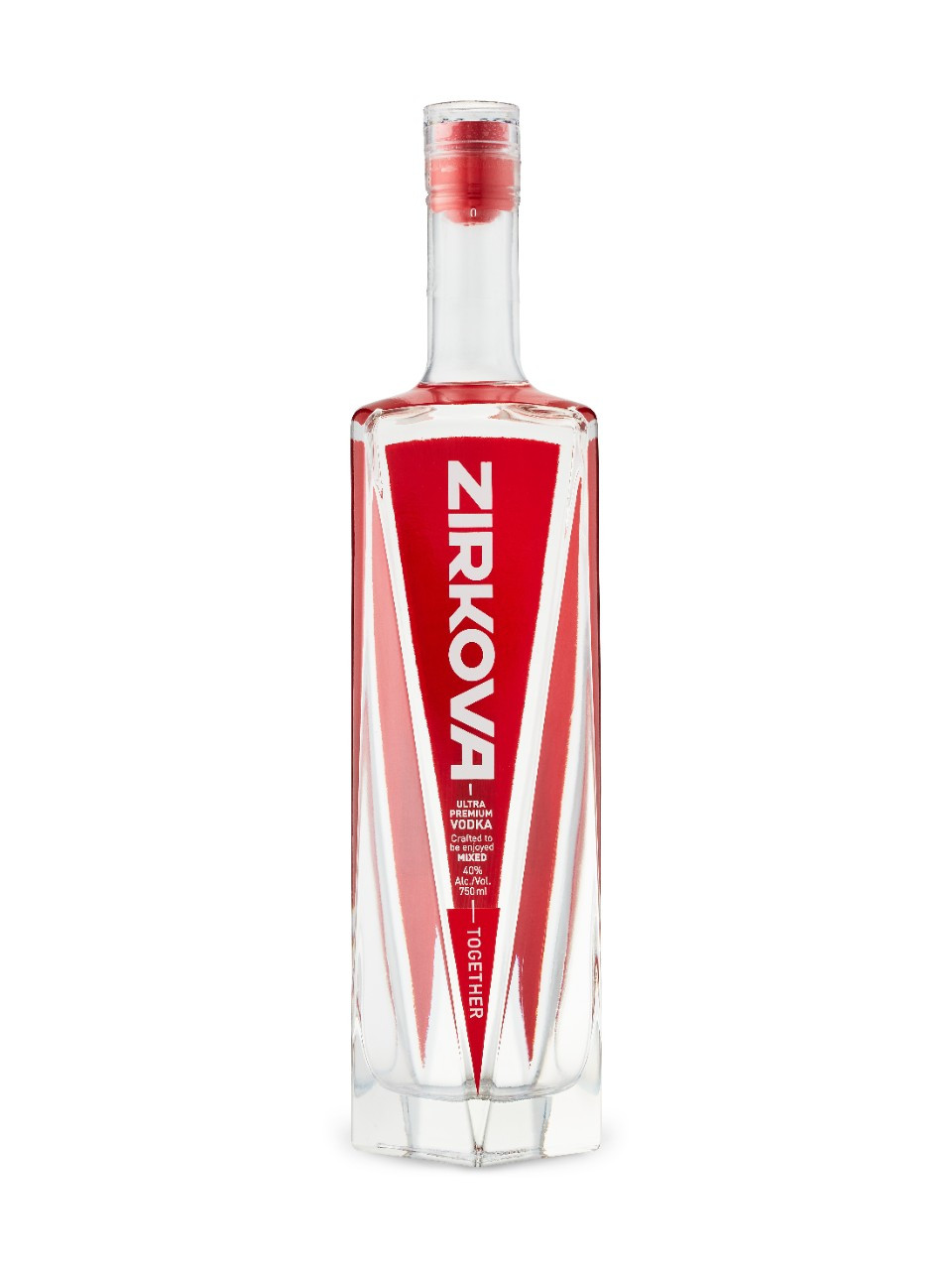 Zirkova together ultra premium vodka  750 ml bottle