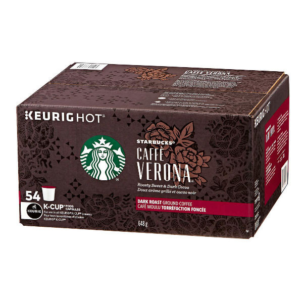 Starbucks caffè verona coffee k-cup pods pack of54