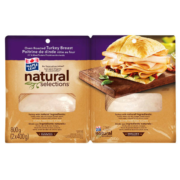Natural selections sliced turkey breast