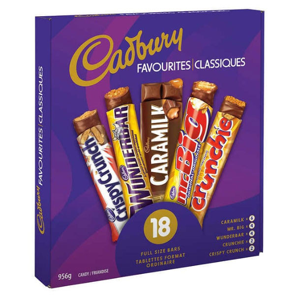 Cadbury variety pack of 18