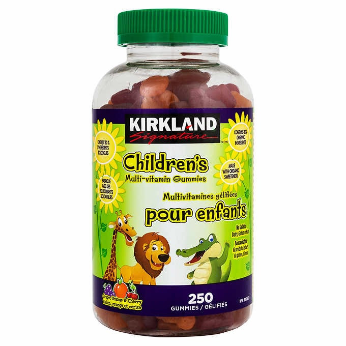 Kirkland signature children's multi-vitamin gummies - 250 gummies