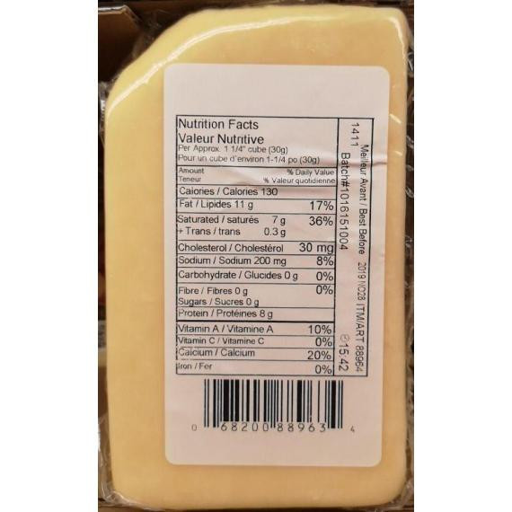 Balderson cheddar cheese block 750 g