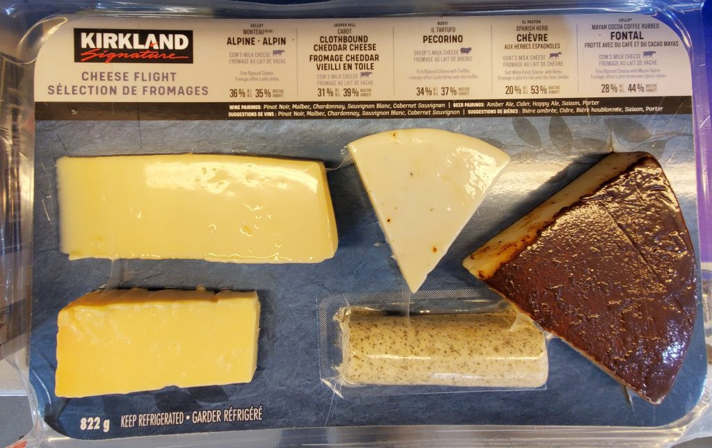 Kirkland signature cheese flight 822 g