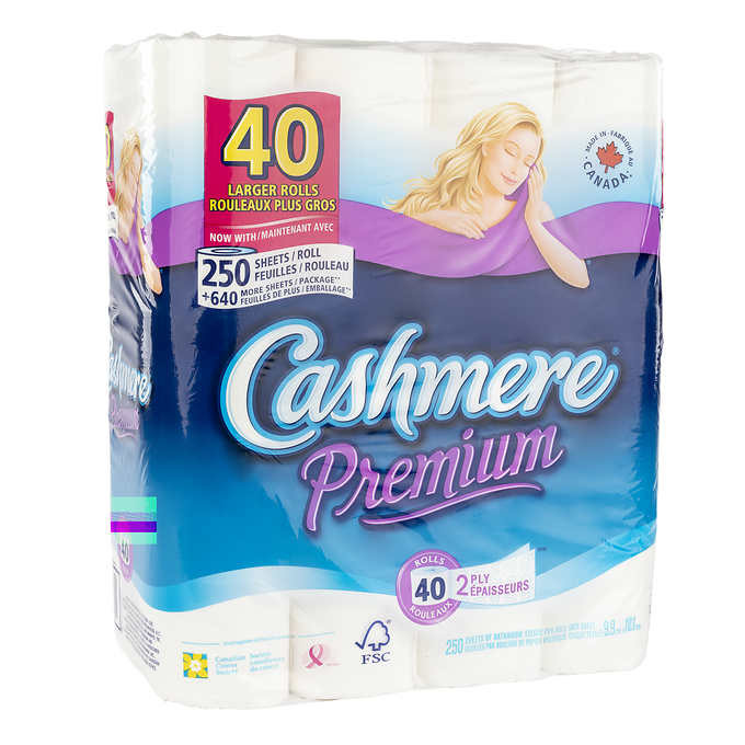 Cashmere premium 2-ply bathroom tissue 40 ct