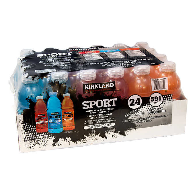 Kirkland signature sport drink 24 × 591 ml