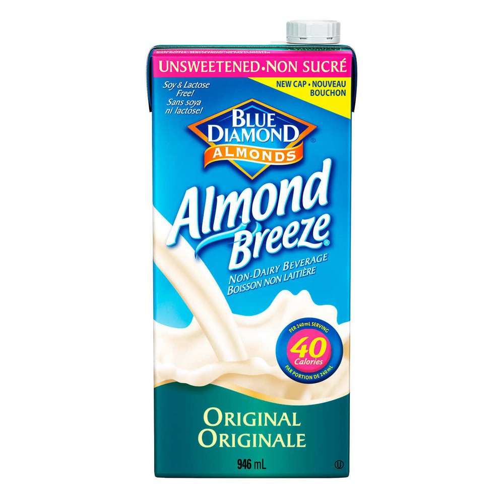 Almond breeze unsweetened original almond milk