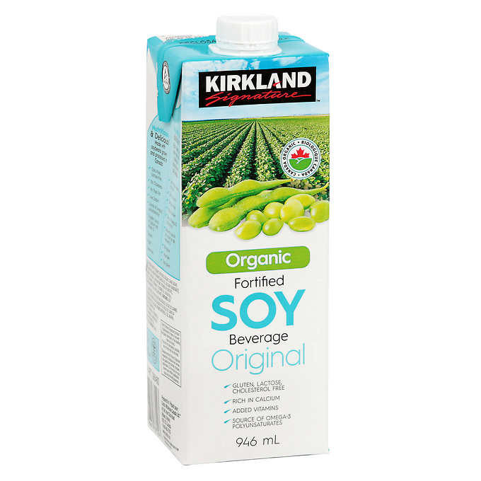 Kirkland signature organic soy beverage 6 x 946 ml