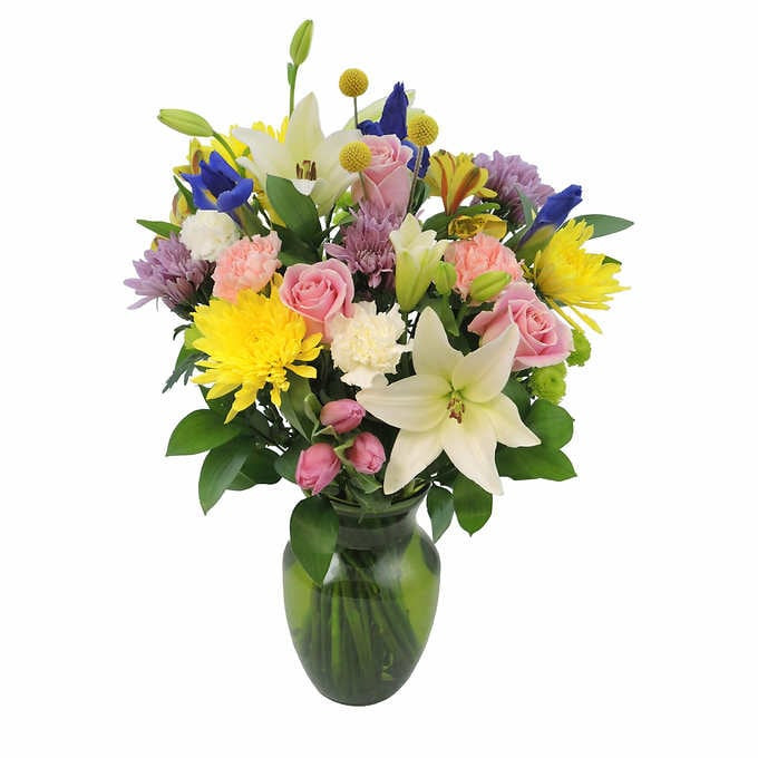 Premium floral arrangement in vase