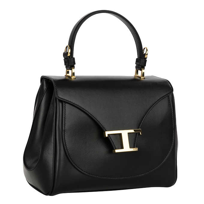 Tod’s black mini leather handbag