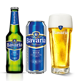 Bavaria premium beer 24 x bottle 330 ml