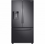 Samsung 36 in. 28 cu. ft. black stainless-steel french door refrigerator with twin cooling plus