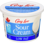 Gay lea sour cream, low fat 3%