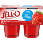 Jell-o refrigerated gelatin snacks, strawberry (4 x 89g)