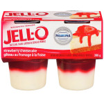 Jell-o refrigerated pudding snacks, strawberry cheesecake