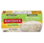 Kozy shack rice pudding cups no sugar added
