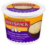 Kozy shack tapioca pudding tubs