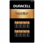 Duracell coppertop 9v batteries, 8-ct