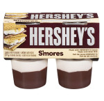 Hershey's refrigerated pudding snacks, s'mores (4 x 93g)