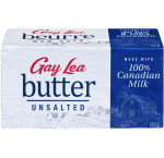 Gay lea unsalted butter
