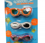 Speedo kids swim goggles and mask, 3-pack