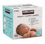 Kirkland signature diapers size 1, 192-count