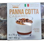 Dessert italiano panna cotta caramel 6 - 75 g
