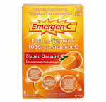 Emergen-c 1000mg super orange vitamin c immune support supplement 90 ct