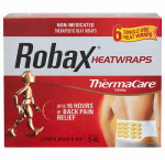 Robax lower back & hip with thermacare technology heatwraps 6 ct