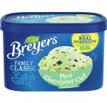 Breyersfamily classic ice crm mint chocolate chip