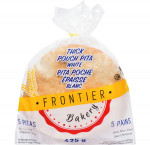 Frontier bakeryfrontier bakery thick pouch pita white 5 pitas