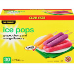 No nameice pops, club pack