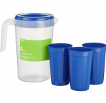 Everyday essentialsdrink pitcher with 3 tumblers 4.5l1.0 ea