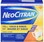 Neocitranneocitran extra strength cold & sinus night lemon10.0 