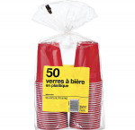 No name18.5oz red beer cups 50ct.50x1.0 